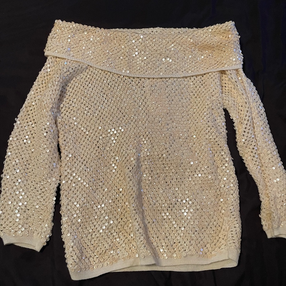 Armani Exchange Sequin Top